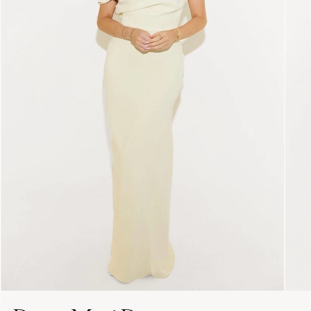 Odd Muse buttercream dress- worn one time for a bridesmaid dress